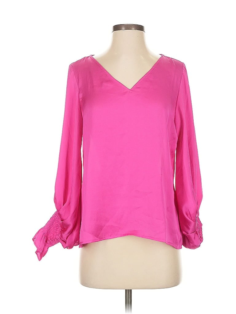 Click to view more detailed imagery on our partner's website Pre-owned 1.state 3/4 Sleeve Blouse In Pink