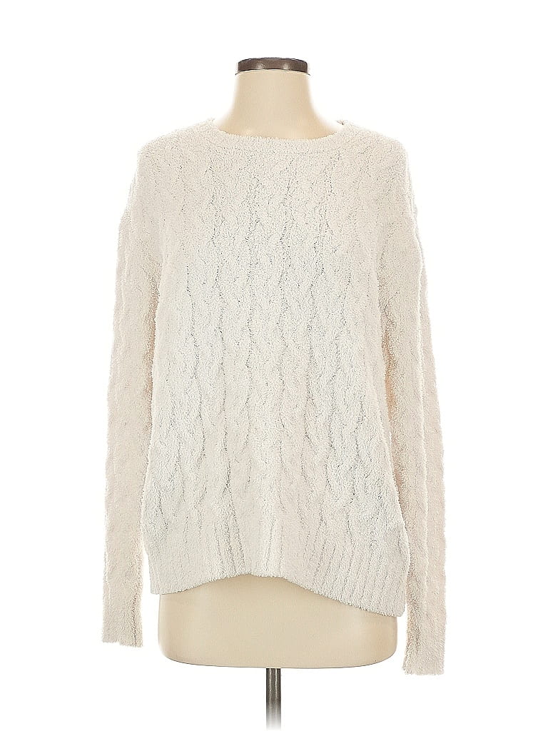 SPLENDID Pre-owned Pullover Sweater In White