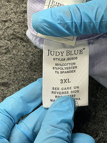 Judy Blue Purple Denim Skirt Size 3X
