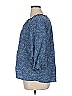 Caffé Marrakesh 100% Rayon Blue 3/4 Sleeve Blouse Size XL - photo 5