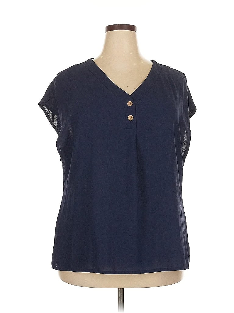 Pre-owned Shein Curve Casual Dress In Blue