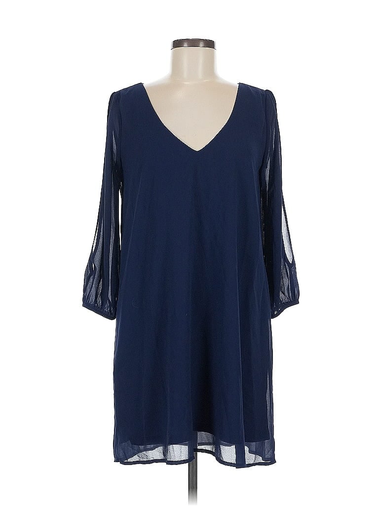 Pre-owned Lulus Casual Dress In Blue
