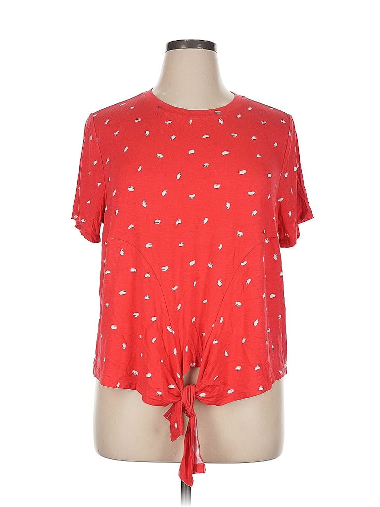 Madison Short Sleeve T-shirt In Red