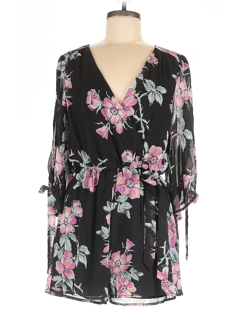 Pre-owned Bailey Blue Romper In Black