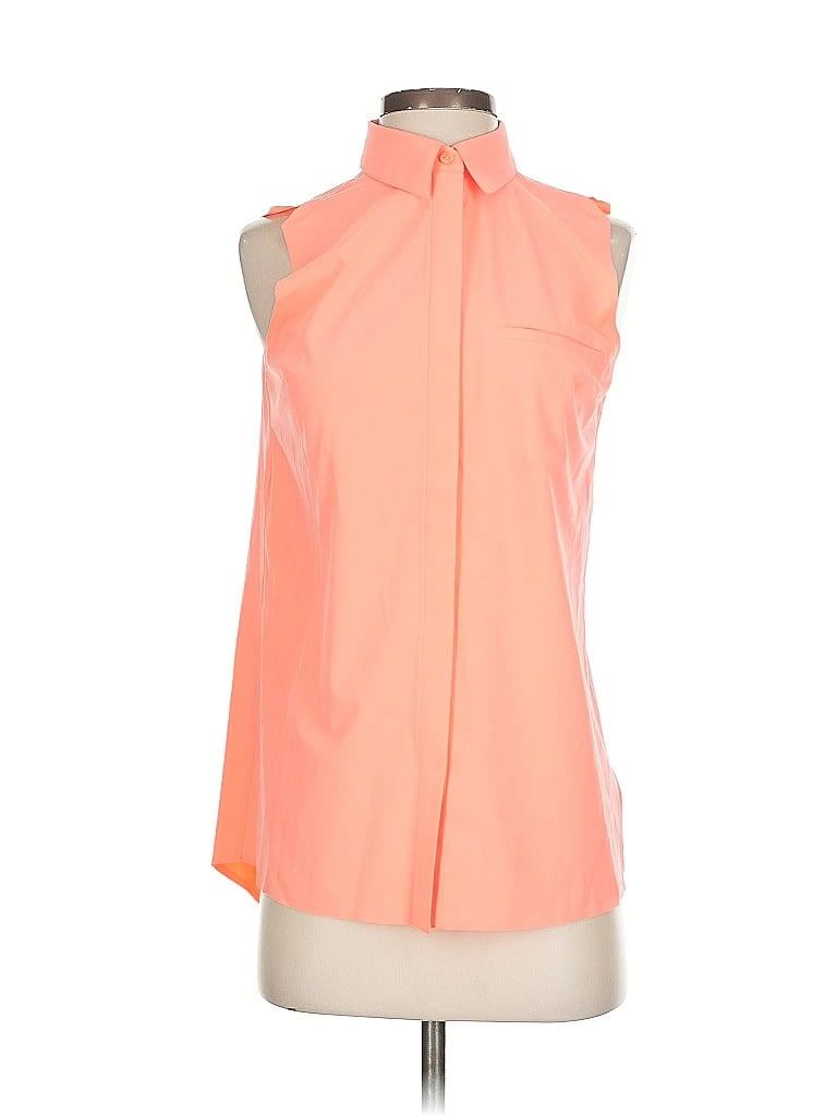 Pre-owned Athleta Sleeveless Blouse In Orange