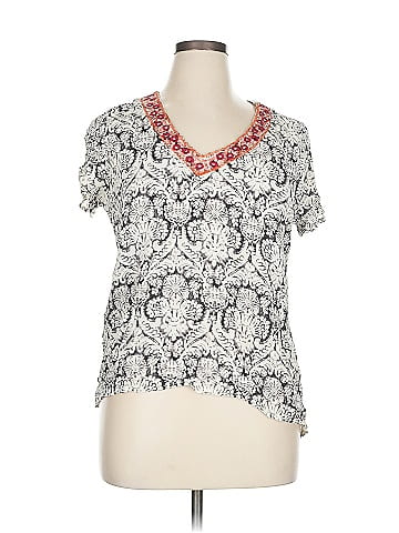 Solitaire Short Sleeve Blouse (view 1)
