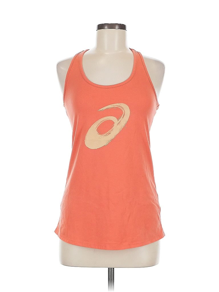 ASICS Pre-owned Active Tank Top In Orange