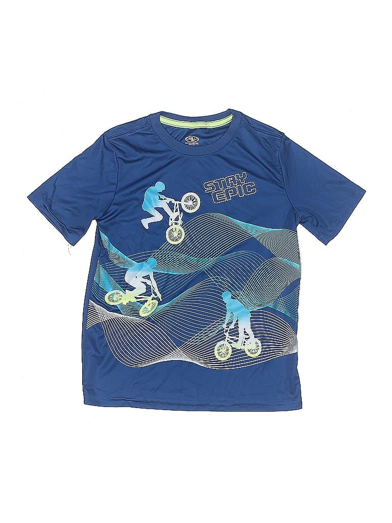 Pre-owned Athletic Works Kids' Active T-shirt In Blue