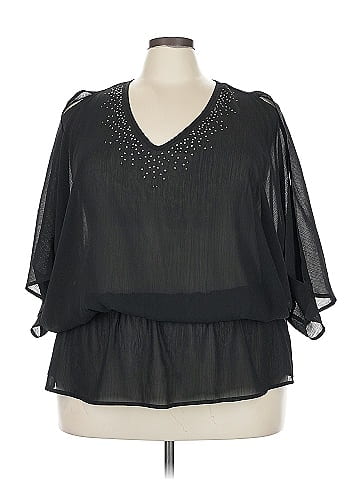 Lane Bryant Short Sleeve Blouse (view 1)