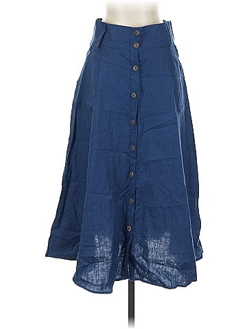 Tropical Wear Denim Skirt (view 1)