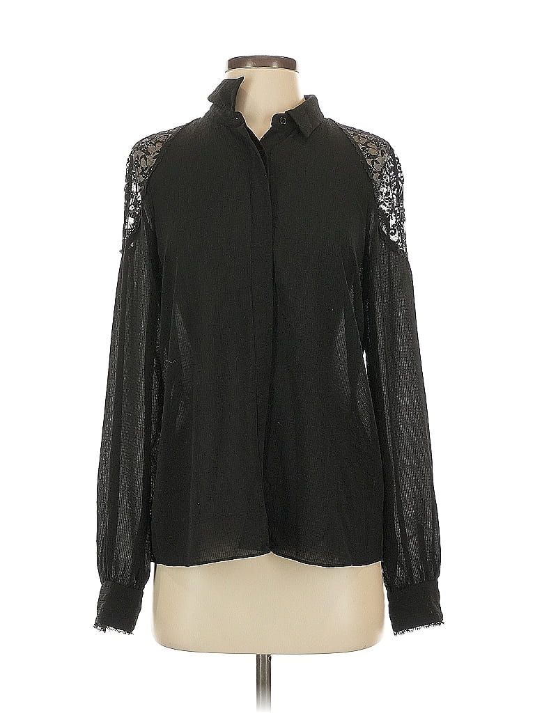 Click to view more detailed imagery on our partner's website Pre-owned Laundry By Shelli Segal Long Sleeve Blouse In Black