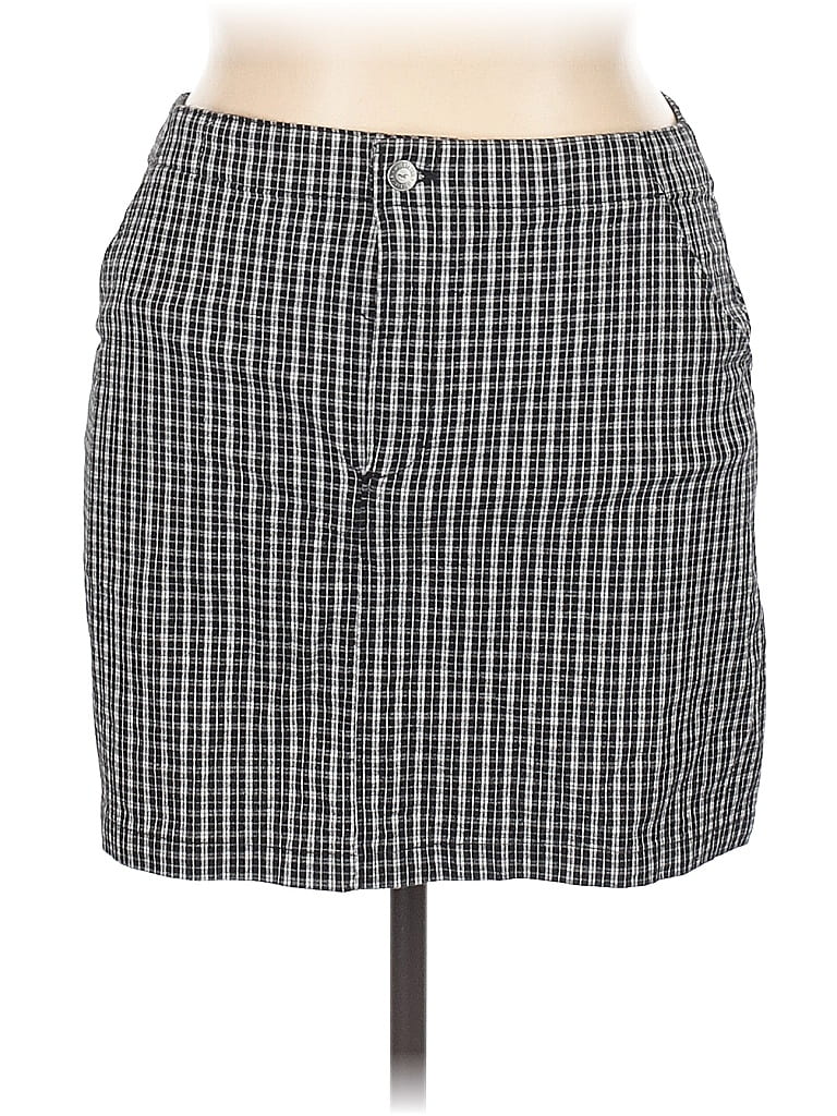 Pre-owned Hollister Casual Skirt In Gray