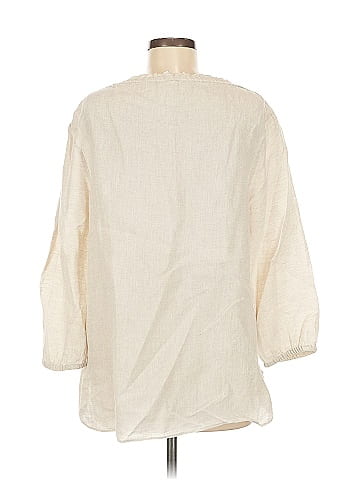 Lands' End 3/4 Sleeve Blouse (view 2)