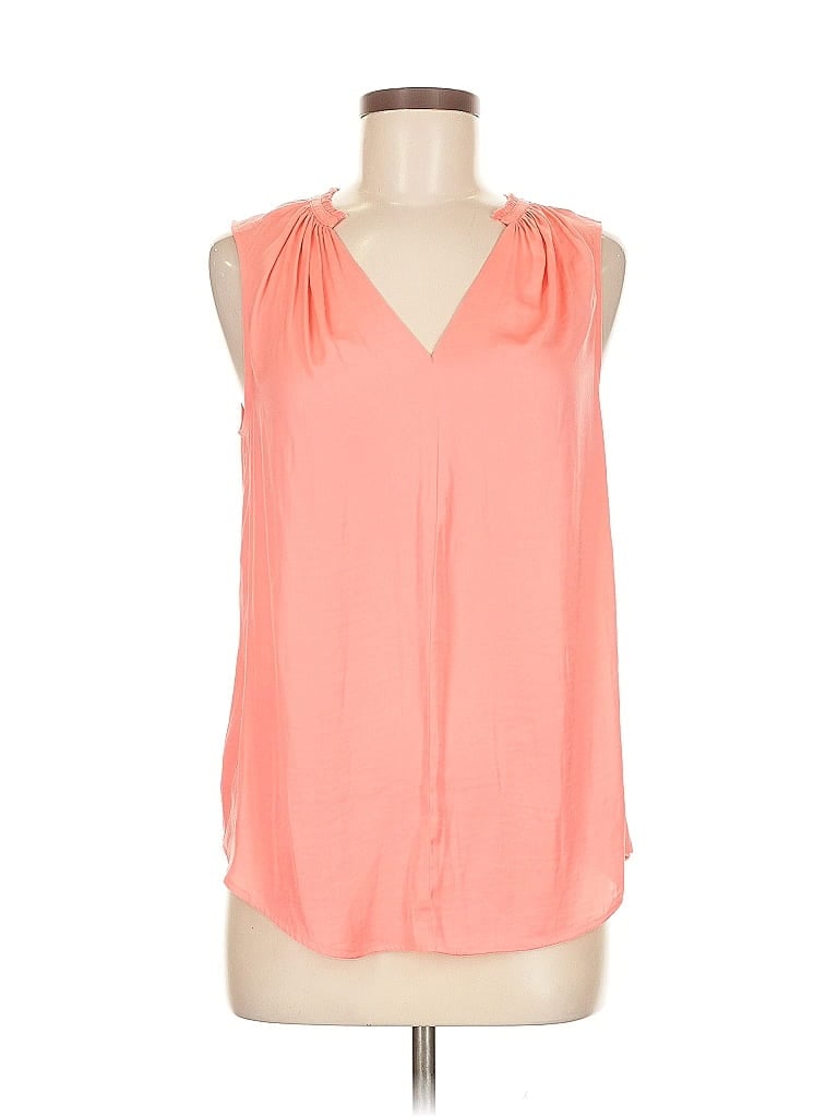 A.N.A. A NEW APPROACH Pre-owned Sleeveless Blouse In Orange