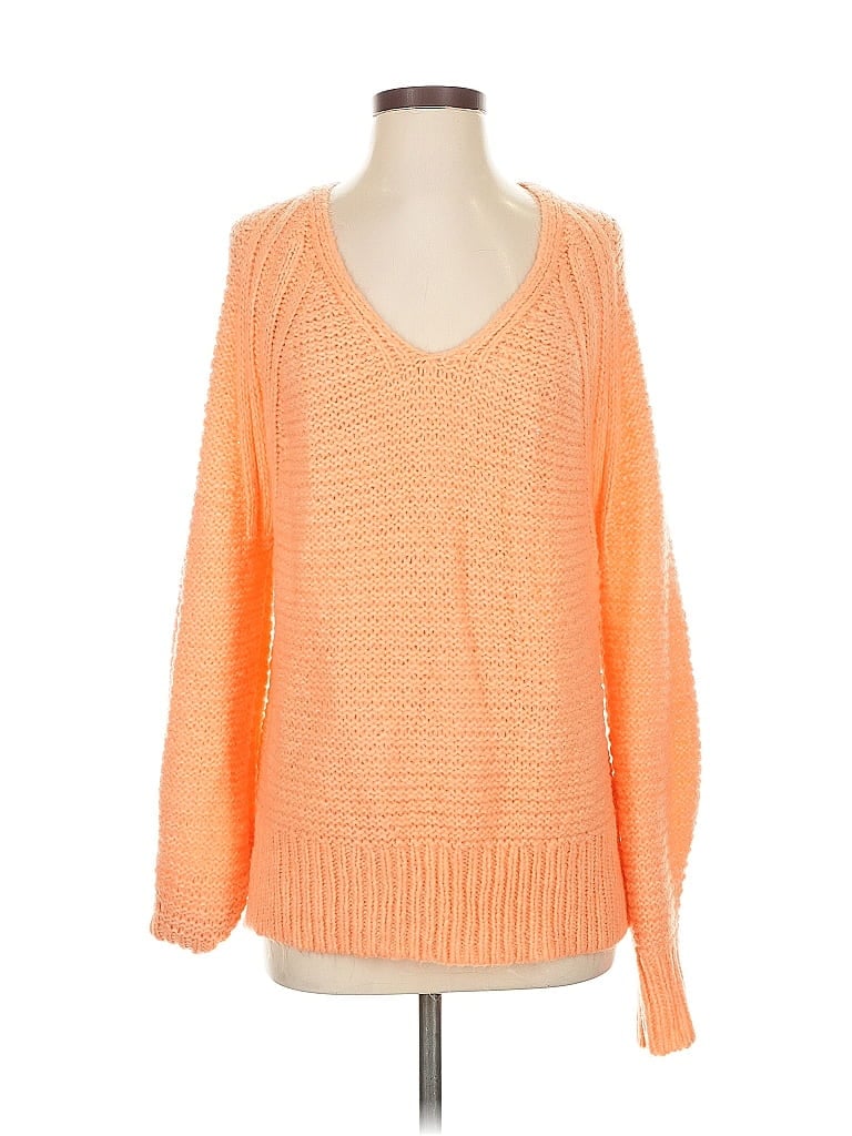 Pre-owned Universal Thread Pullover Sweater In Orange