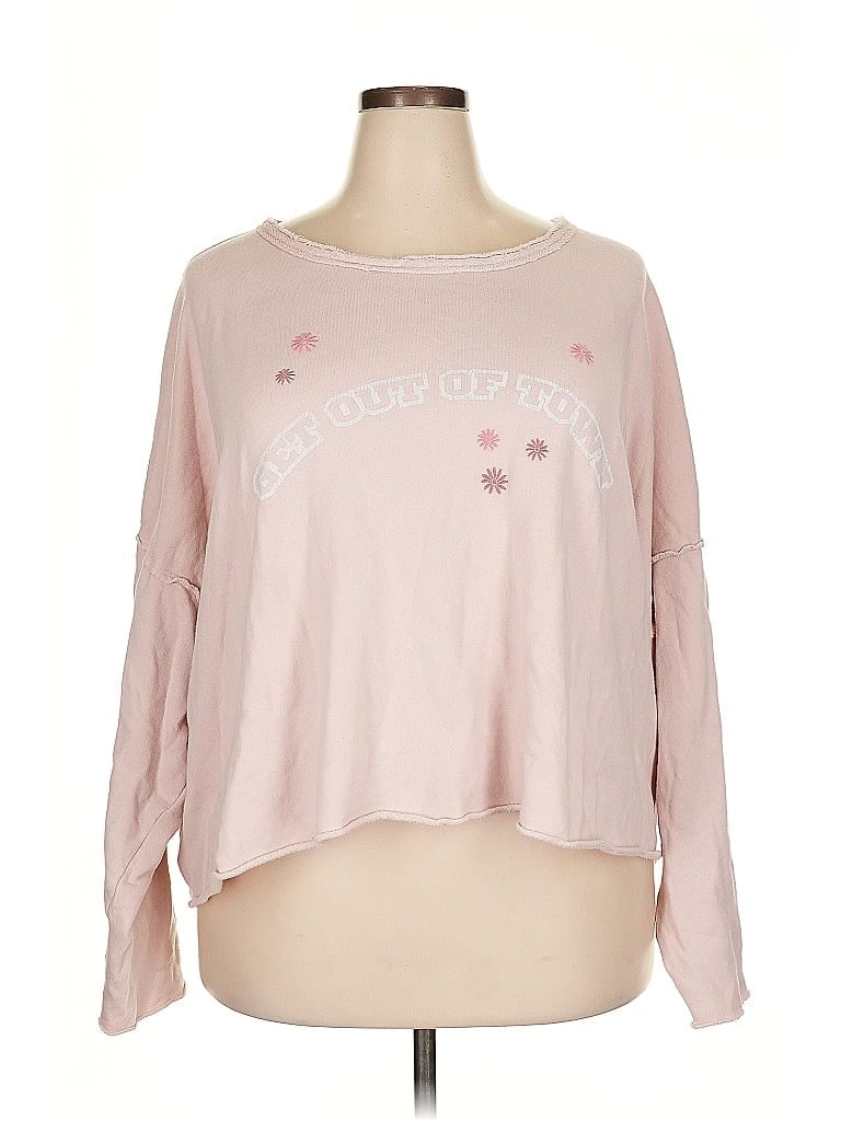 Pre-owned Aerie Sweatshirt In Pink