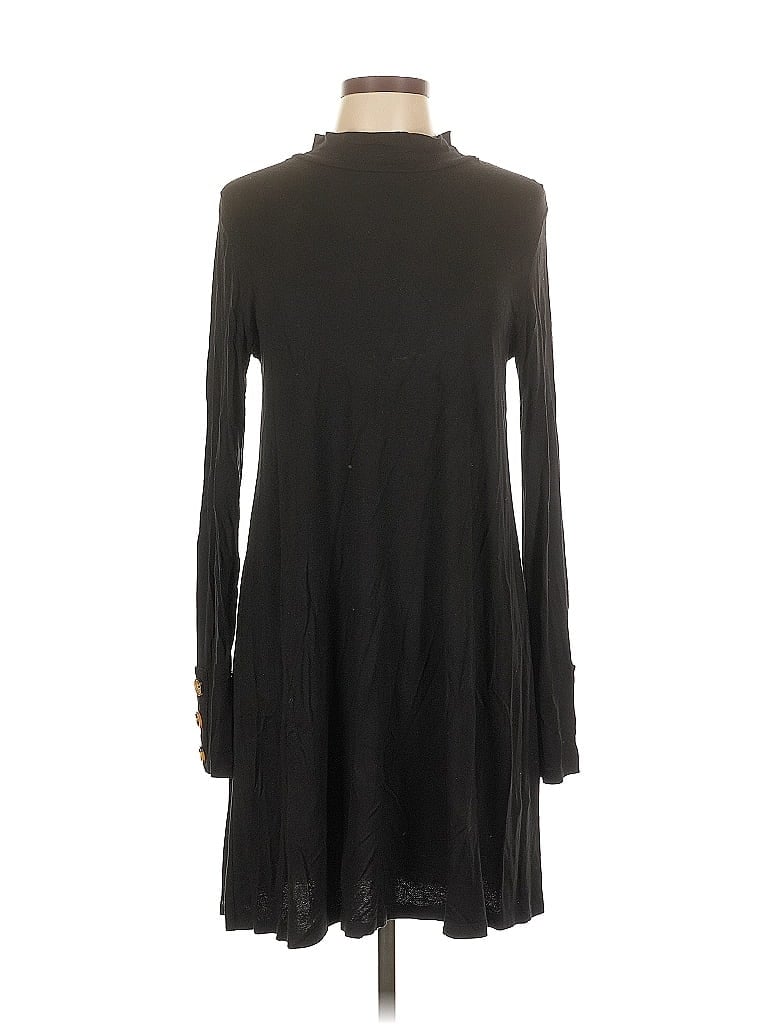 Pre-owned Pull & Bear Casual Dress In Black