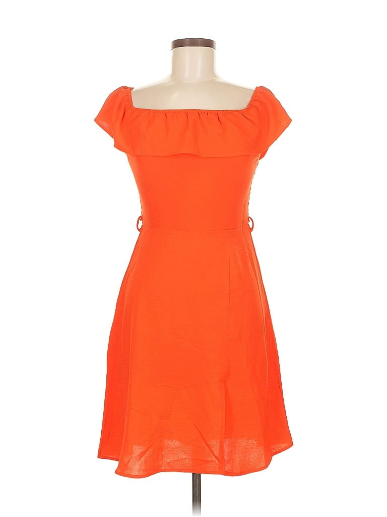 MONTEAU Pre-owned Cocktail Dress In Orange