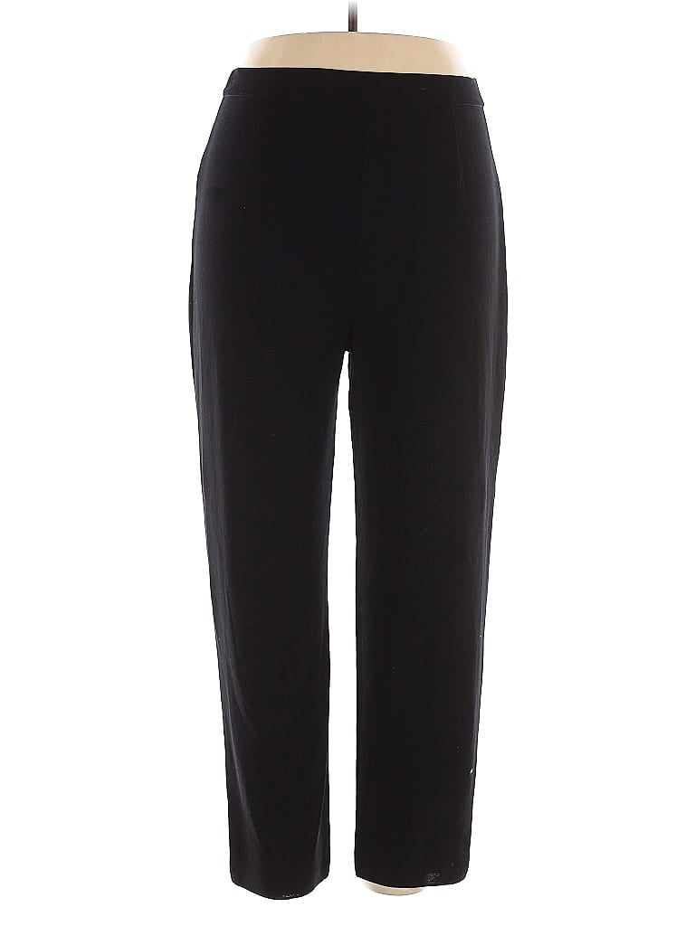 Pre-owned Misook Active Pants In Black