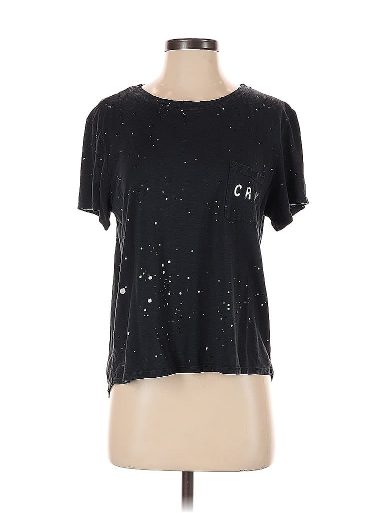 Pre-owned Feel The Piece Short Sleeve T-shirt In Black
