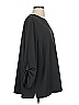 Lands' End 100% Polyester Black 3/4 Sleeve Blouse Size 24 waist - photo 4