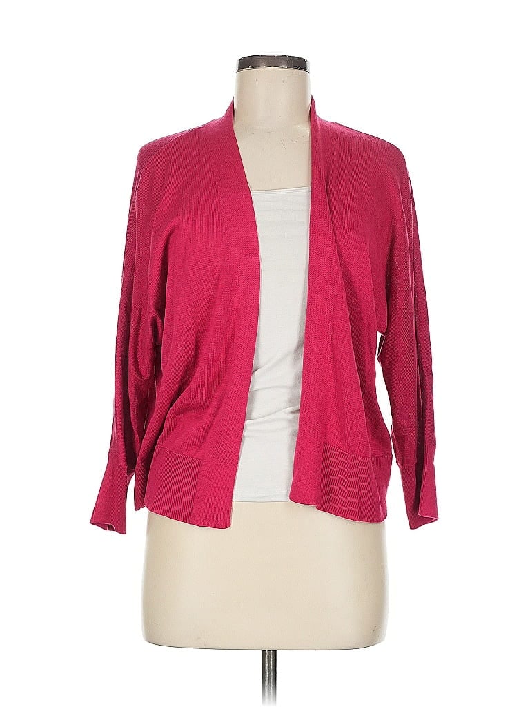 Pre-owned Ann Taylor Loft Outlet Cardigan Sweater In Pink