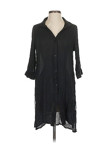Elan 3/4 Sleeve Button-Down Shirt (view 1)