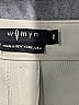 Womyn Solid Gray Ivory Casual Pants Size 2 - photo 3