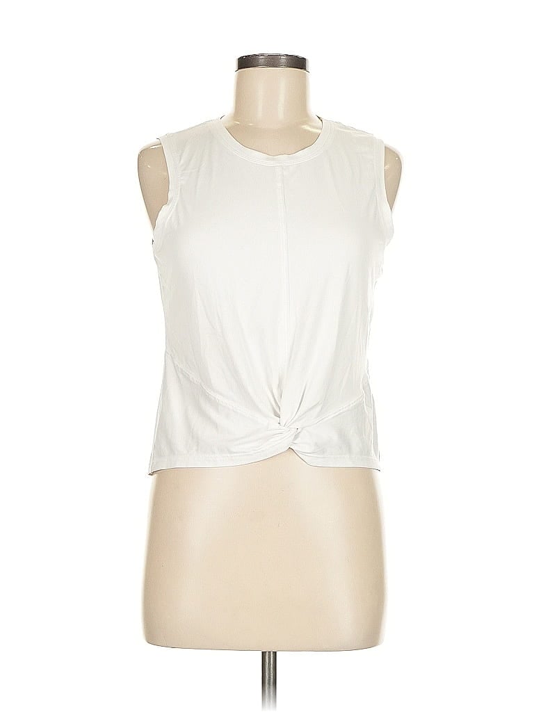 Click to view more detailed imagery on our partner's website Pre-owned Zobha Sleeveless T-shirt In White