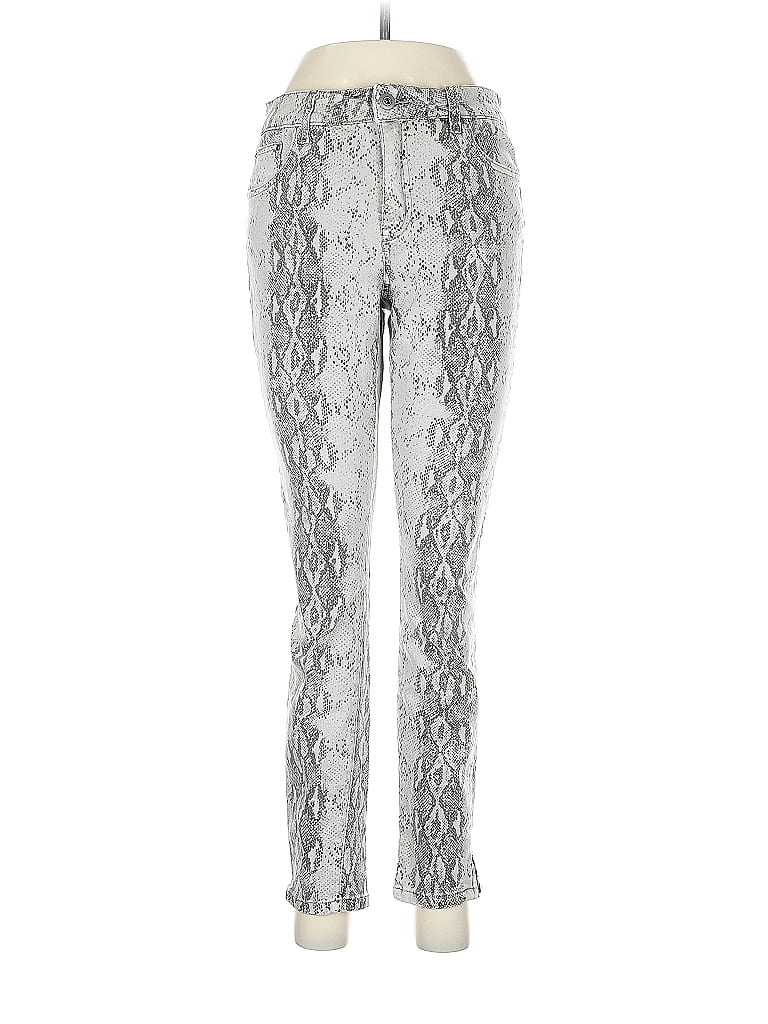 Pre-owned Charlie Jeggings In Silver