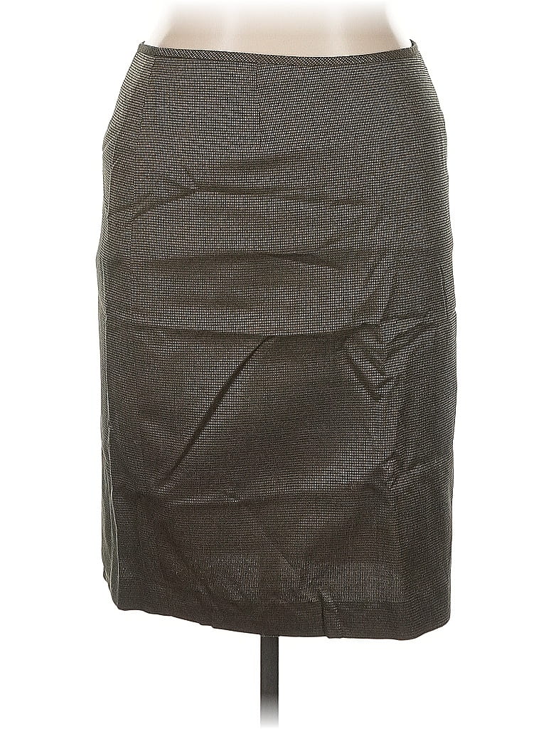 Pre-owned Le Suit Casual Skirt In Gray
