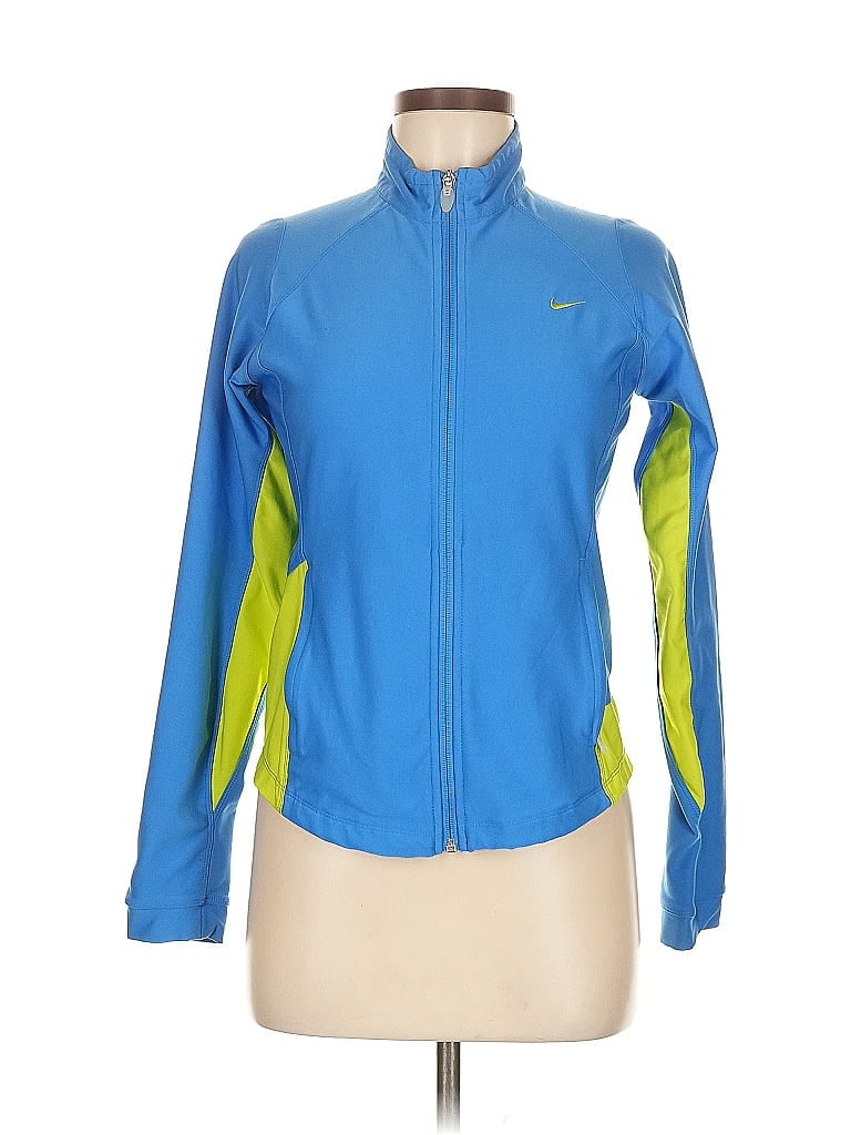 Pre-owned Nike Cardigan Sweater In Blue