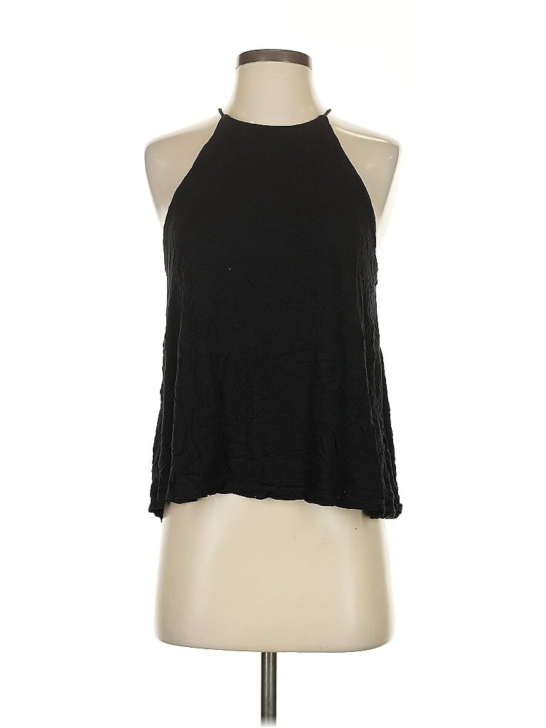 Pre-owned H&m Tank Top Black Halter Neckline Tops