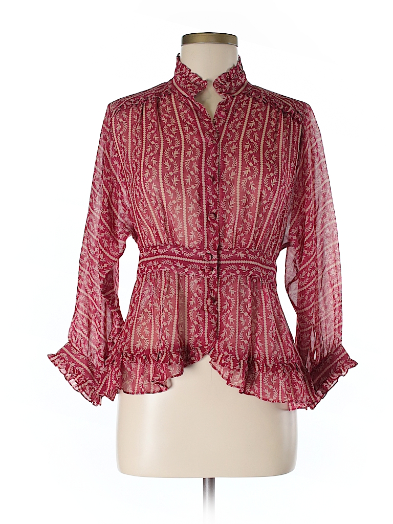 Nanette Lepore 3/4 Sleeve Silk Top - 78% off only on thredUP