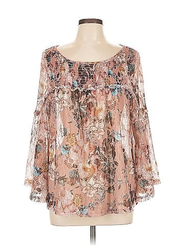 Akemi + Kin 3/4 Sleeve Blouse (view 1)
