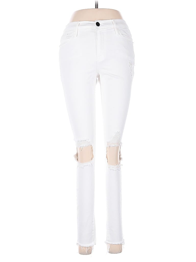 Pre-owned Frame Jeans In White