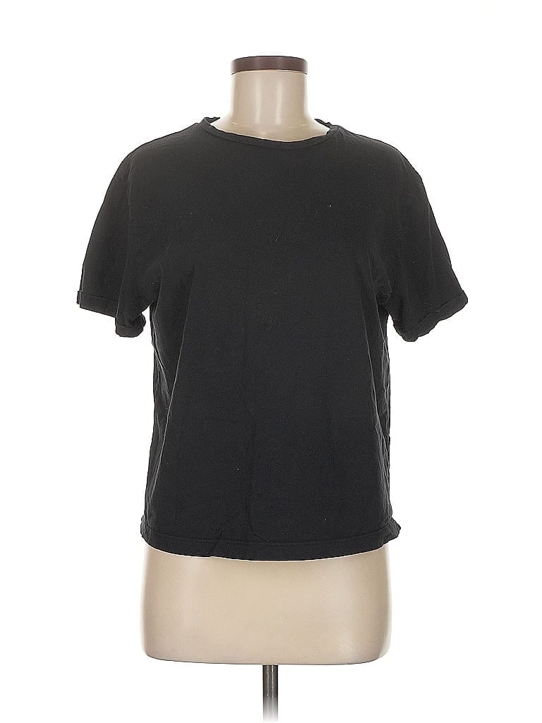 Pre-owned Asos Design Short Sleeve T-shirt In Black
