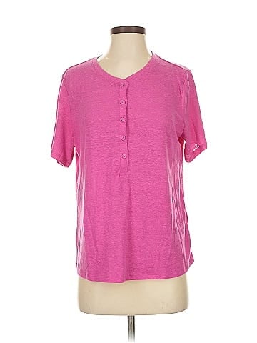 Candace Cameron Bure Short Sleeve Henley (view 1)