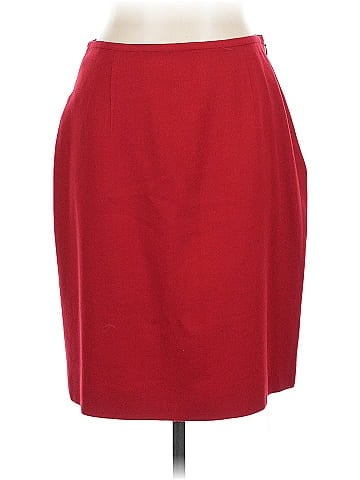 Linda Allard Ellen Tracy Wool Skirt (view 1)