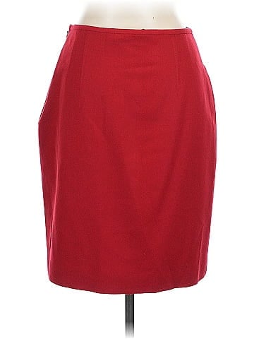 Linda Allard Ellen Tracy Wool Skirt (view 2)