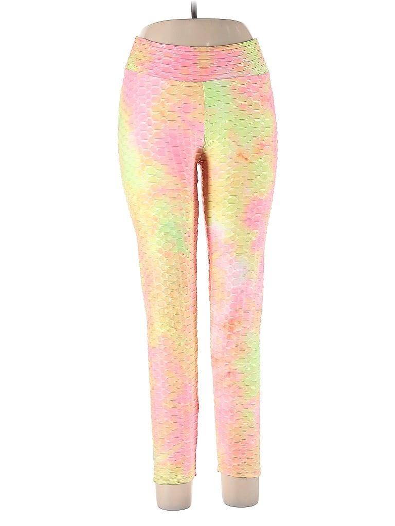 Pre-owned Assorted Brands Active Pants In Pink