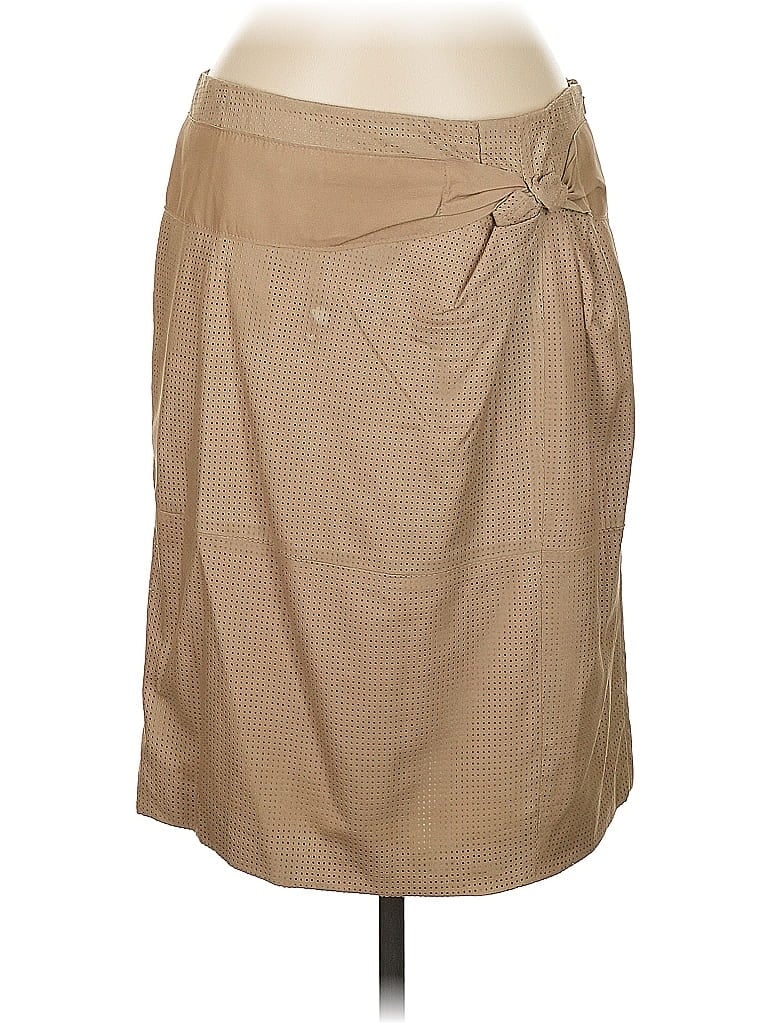Pre-owned Worth Casual Skirt In Brown