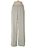Womyn Solid Gray Ivory Casual Pants Size 2 - photo 1