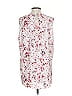 DKNY 100% Polyester White Pink Sleeveless Blouse Size P (petite) - photo 2