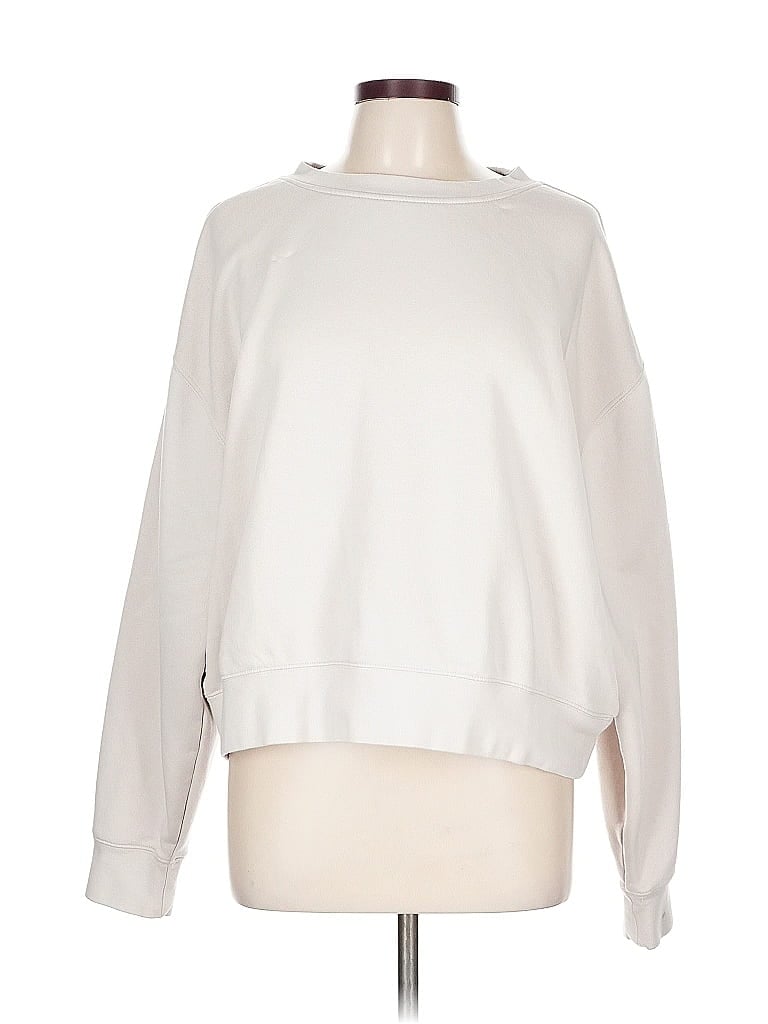 Pre-owned Assorted Brands Sweatshirt In White