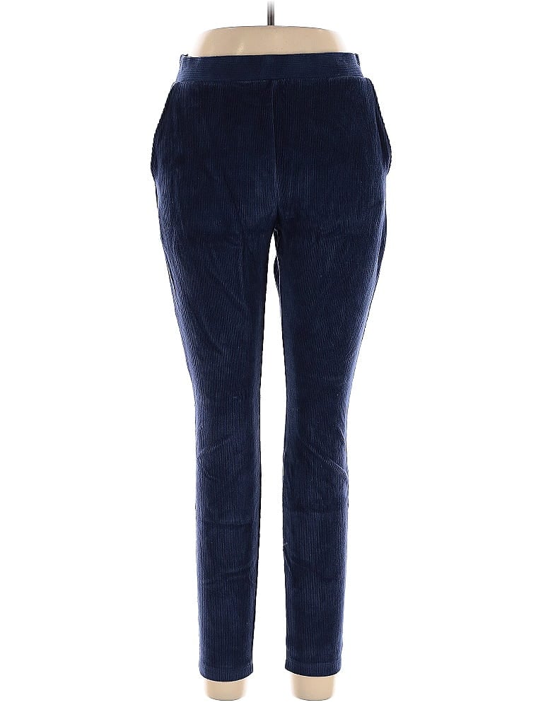 Pre-owned Lands' End Casual Pants In Blue