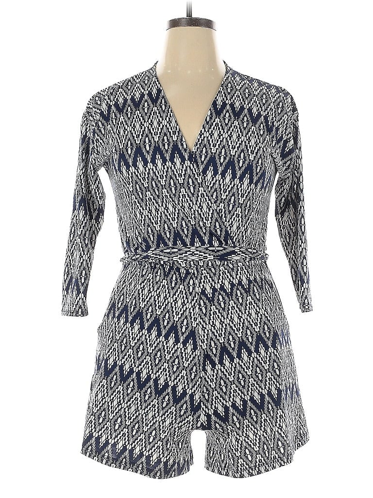 Pre-owned Abbeline Romper In Blue