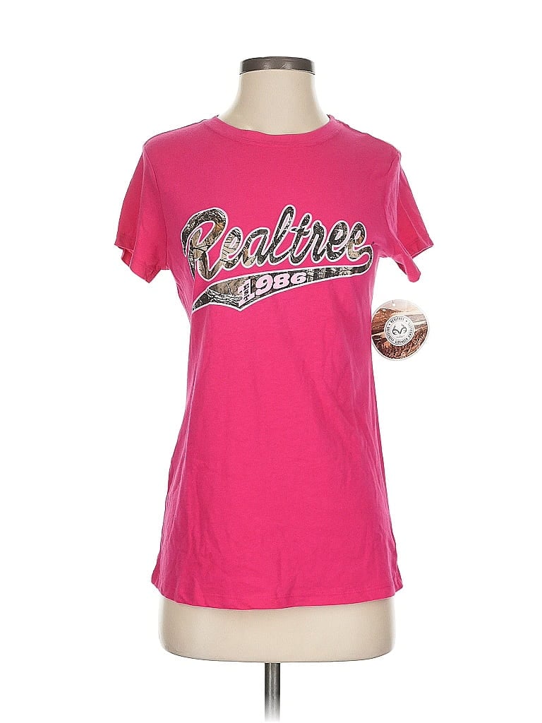 Pre-owned Realtree Short Sleeve T-shirt In Pink