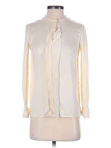 Loro Piana Long Sleeve Silk Top (view 1)