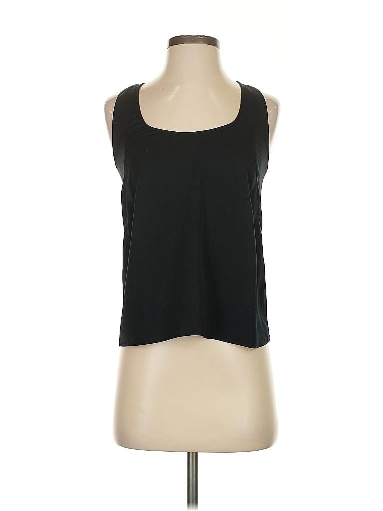 Pre-owned Armani Exchange Sleeveless Top Black Halter Neckline Tops